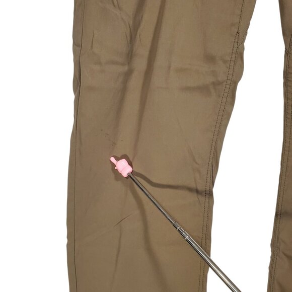 Prana Brion Pants Men's 34x30 Slim Khaki Taupe Hiking Climbing Nylon Stretch - Picture 3 of 8